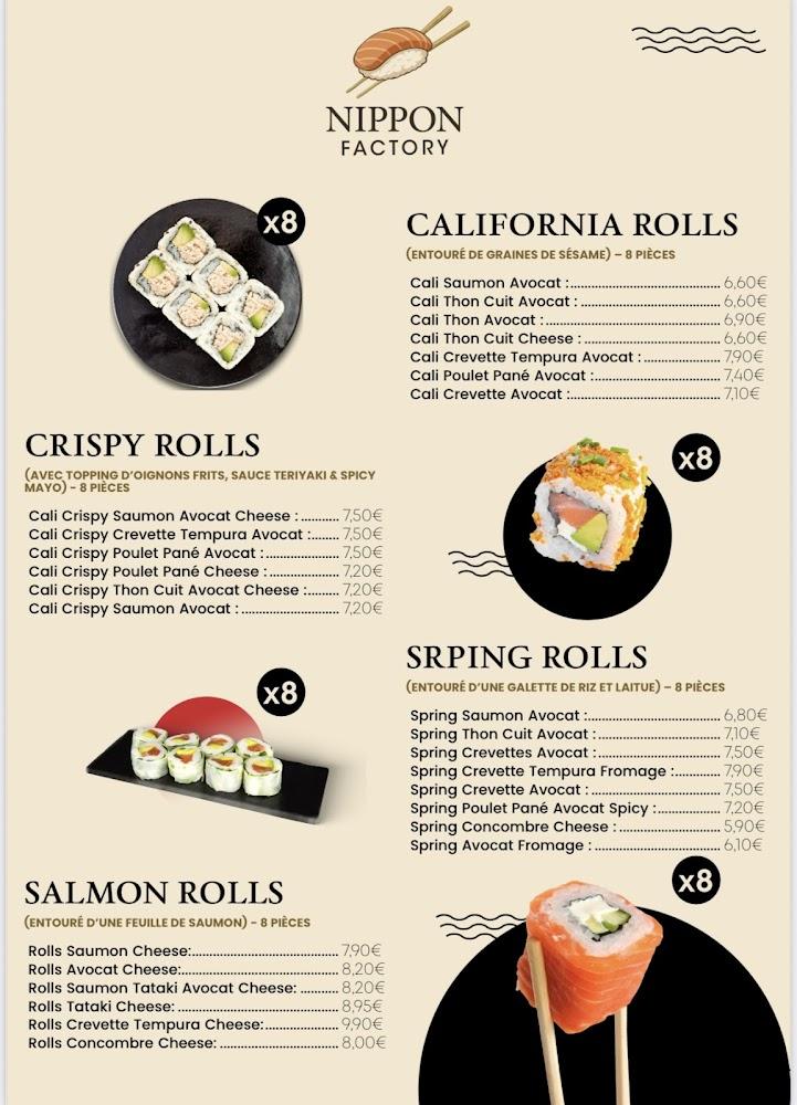 Nippon Factory - Menu Image 2